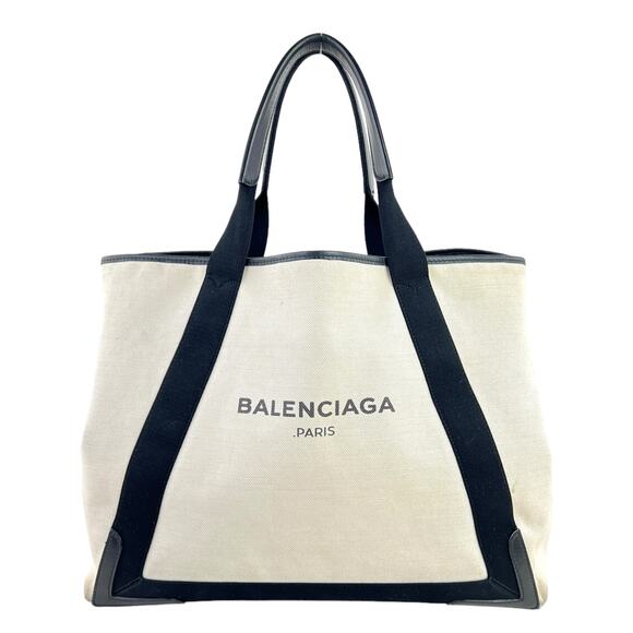 Balenciaga Handbags - Balenciaga Cabas Canvas Tote Bag